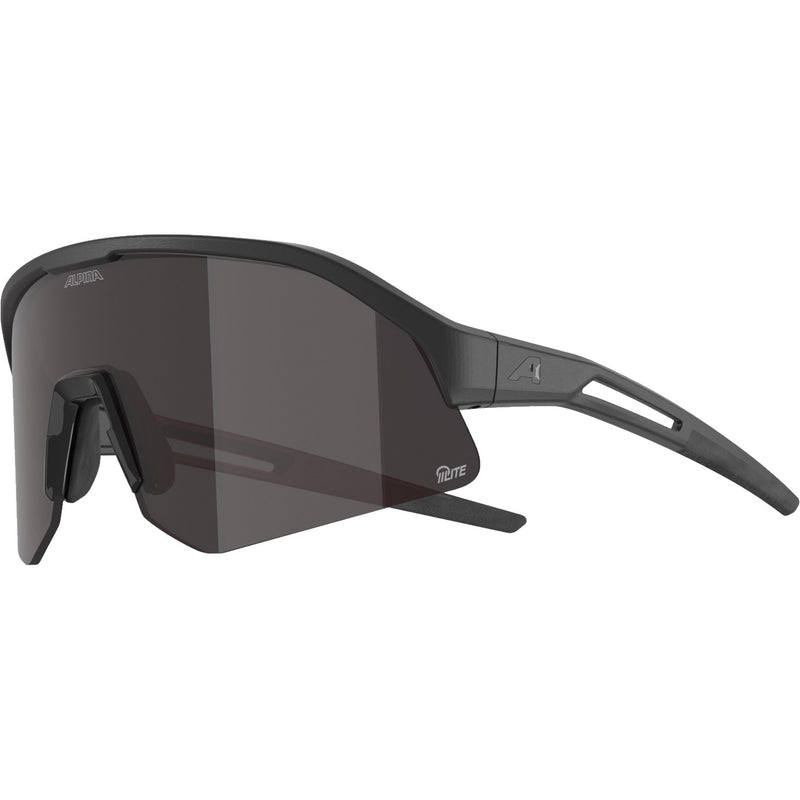 Load image into Gallery viewer, Olympic sportswear alpina sports sportbril sonic hr m q-lite spiegel mat zwart
