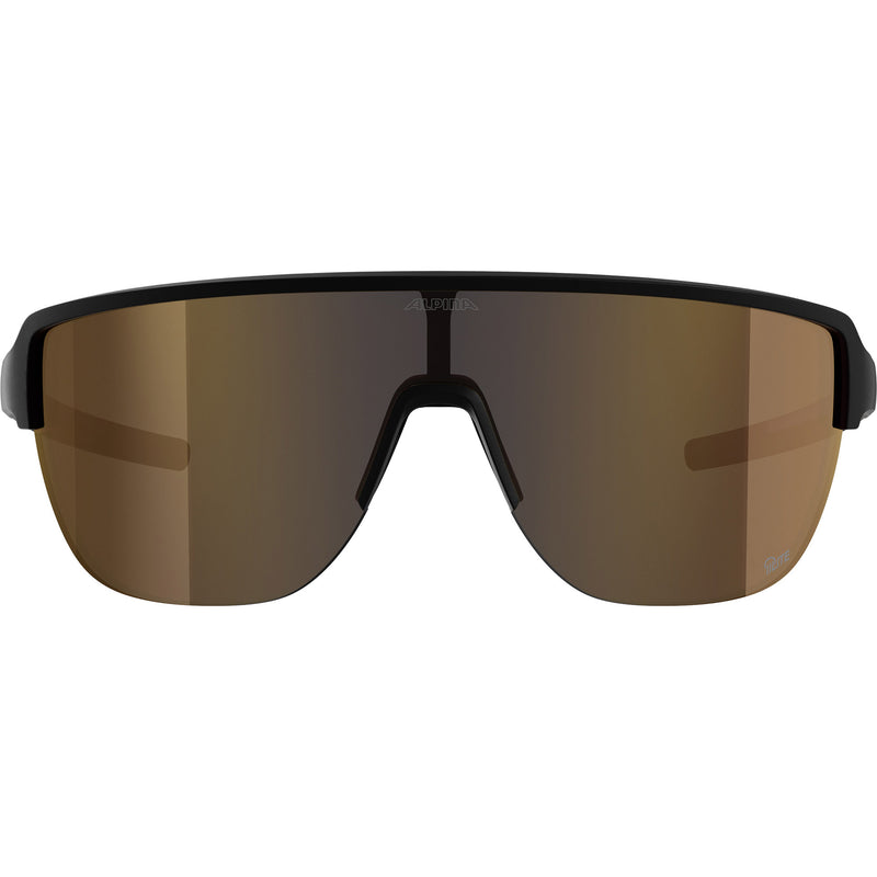 Load image into Gallery viewer, Alpina sports sportbril ram 2.0 q-lite goud sp. mat zwart
