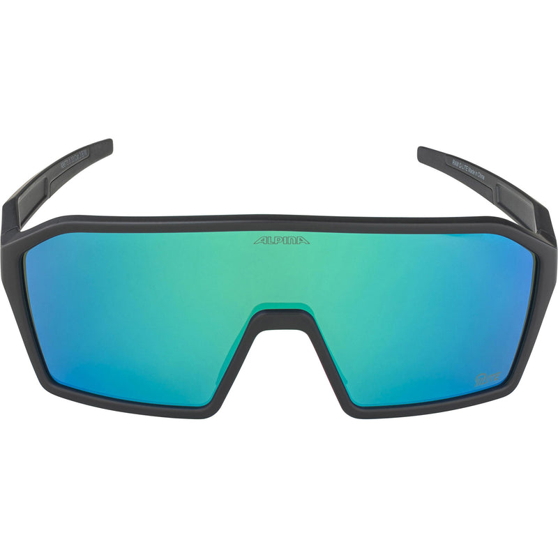 Load image into Gallery viewer, Olympic sportswear alpina sports sportbril ram q-lite jade spiegellens zwart
