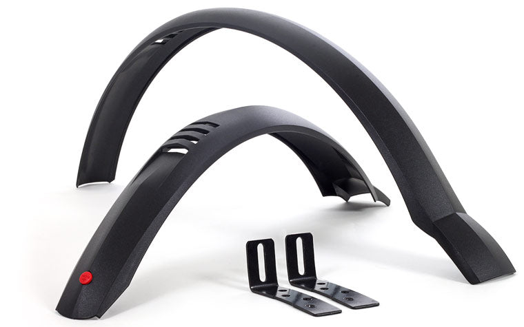 Load image into Gallery viewer, spatbordset Taipan MTB 20 inch 50 mm zwart
