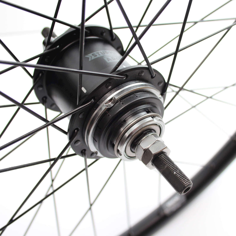 Load image into Gallery viewer, Roland achterwiel 28 sa a2k 2-speed rival26 zwart rvs spk
