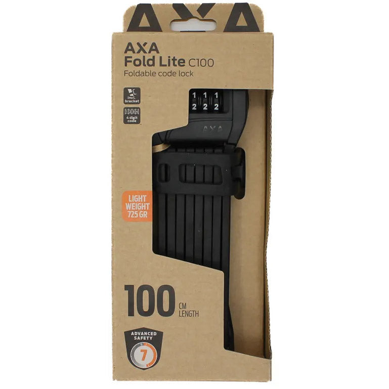 Load image into Gallery viewer, Axa vouwslot fold lite c100 - zwart
