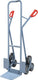 Promat tecwerk trapsteekwagen | hoogte 1300 mm schep-mt. l250xb320mm | stalen buis 3armige wielster | volledig rubberen wielen - 9000443160