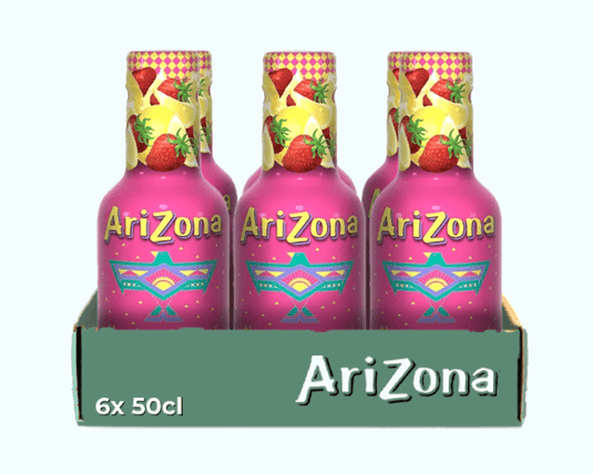 Arizona cowboy cocktail strawberry lemonade pet (6x 50cl)