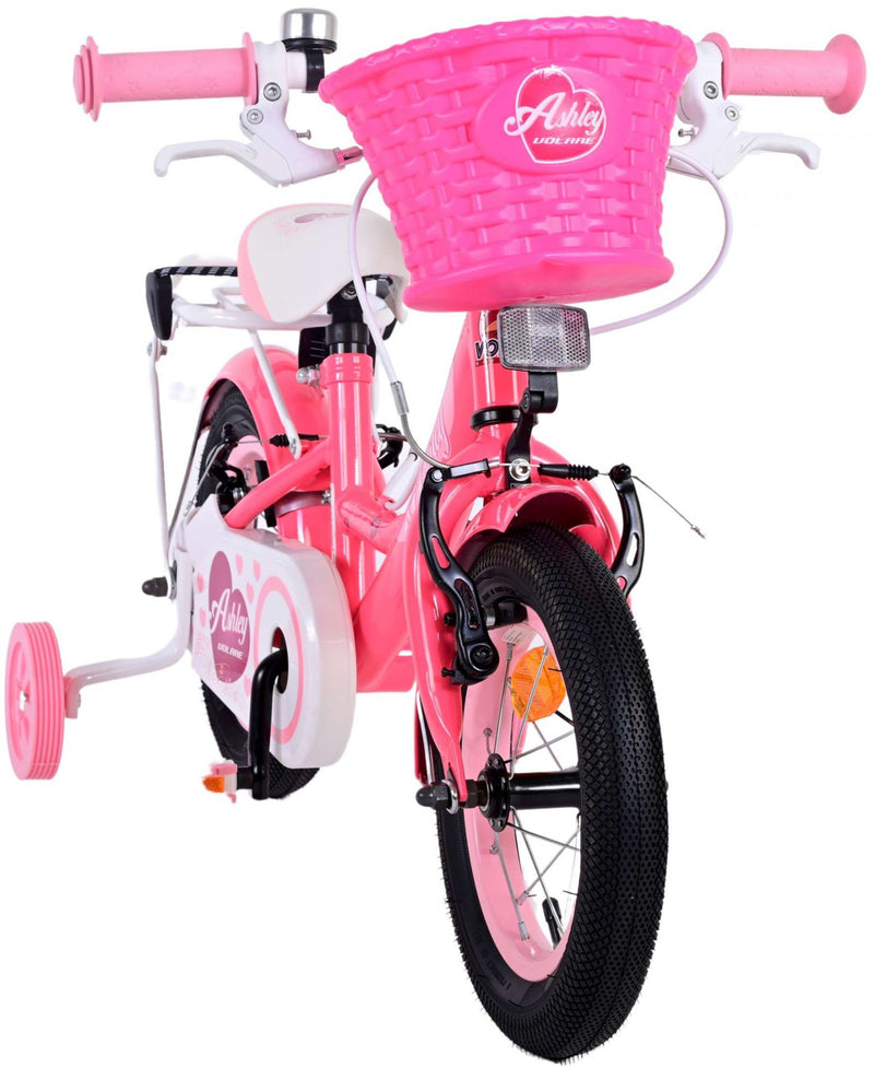 Load image into Gallery viewer, Volare Ashley Kinderfiets Meisjes 12 inch Roze Rood Twee handremmen

