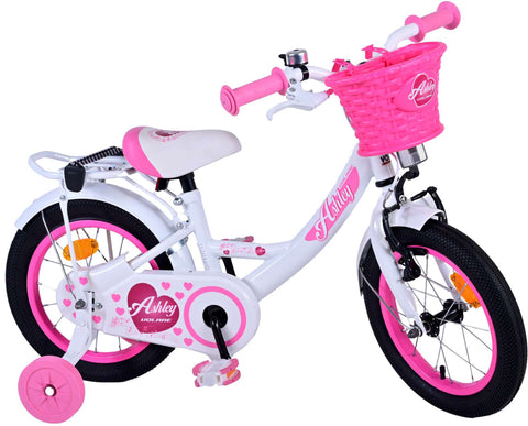 Volare Ashley Kinderfiets - Meisjes - 14 inch - Wit