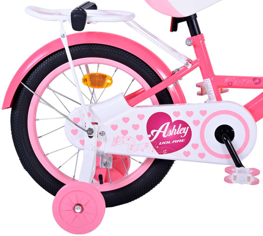 Volare Ashley Kinderfiets Meisjes 16 inch Roze Rood