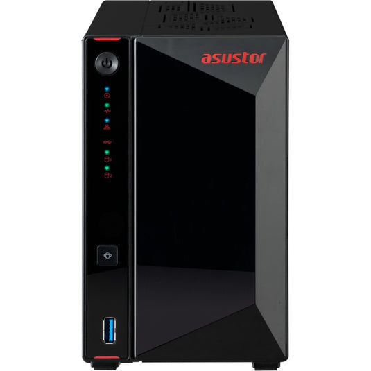 Asustor nimbustor 2 as5402t nas (zwart, lan, usb, hdmi)