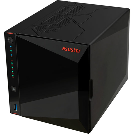 Asustor nimbustor 4 as5404t nas (zwart, 2x lan, usb, hdmi)