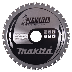 Makita rondzaag 185x30x38z gespecialiseerde metalen