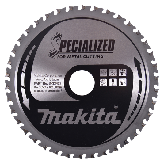 Makita rondzaag 185x30x38z gespecialiseerde metalen