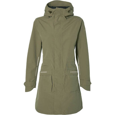 Basil regenparka mosse dames olive green l