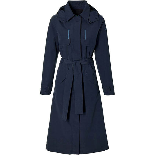 Basil trenchcoat mosse dames night blue l