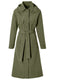 Basil trenchcoat mosse dames olive green xxl