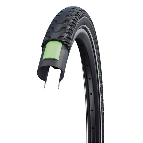 Schwalbe tire energizer plus tour 47-622 (28x1.75) black reflex