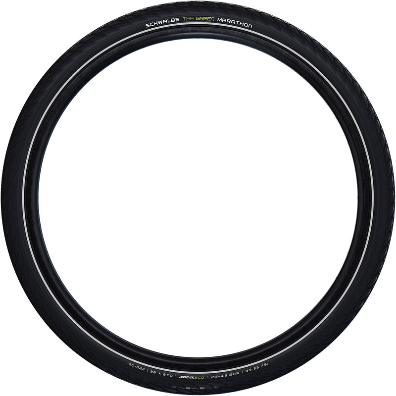 Load image into Gallery viewer, Schwalbe Buitenband Green Marathon GreenGuard 28x1 5 8x1 3 8 (37-622) zwart
