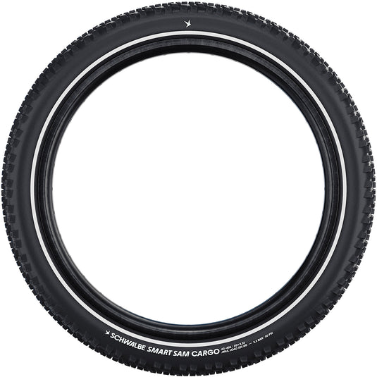 Schwalbe smart sam cargo - wired - addix e - super defense - 20x2.35 - black + reflex