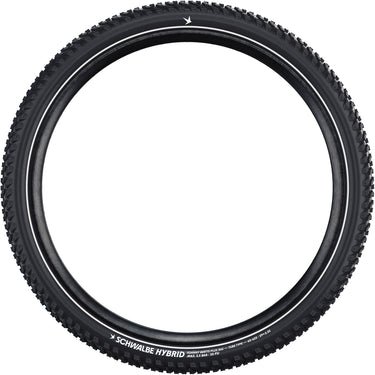 Schwalbe vouwband johnny watts plus hybrid 365 60-584 +r zwart