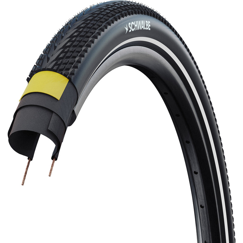 Load image into Gallery viewer, Schwalbe vouwband marathon almotion pro 55-622 tlr +r zwart
