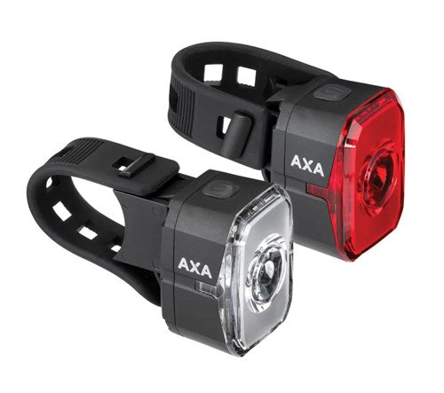 Load image into Gallery viewer, Axa verlichtingsset niteline spot+ - usb (op kaart)
