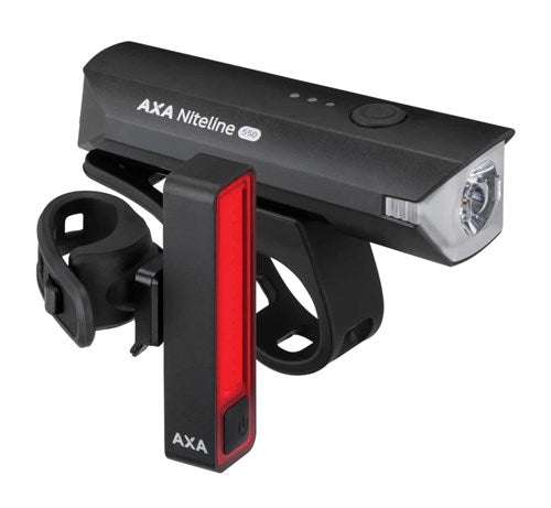 Axa verlichtingsset niteline 550 - usb (op kaart)