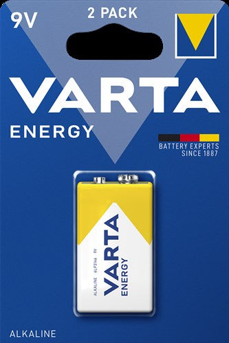 Varta 9v battery energy alkaline