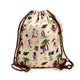 Jolly rogers piraat canvas trekkoord rugtas