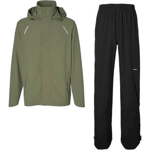 Basil regenpak hoga unisex olive green s