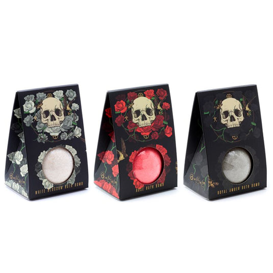 Bruisbal gift box - schedel rozen