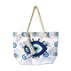 Ovaal bescherming evil eye strandtas etui set