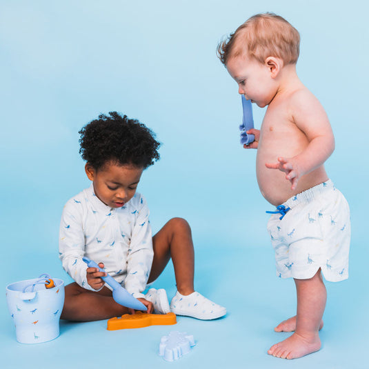 Dino | meerkleurige uv zwemshort jongens