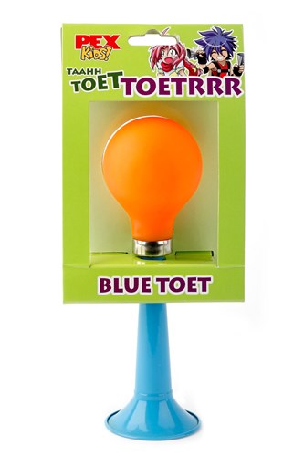 Load image into Gallery viewer, Pexkids balhoorn staal recht blauw op kaart
