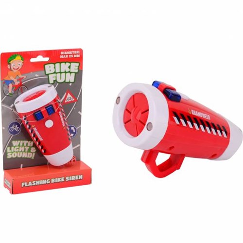 Bike fun led lamp brandweer met sirene