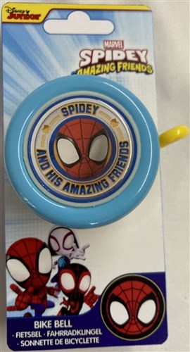 Load image into Gallery viewer, Volare spidey and his amazing friends fietsbel - jongens - blauw rood geel
