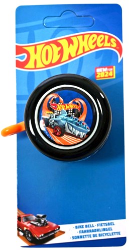 Volare hot wheels fietsbel - jongens - oranje - zwart