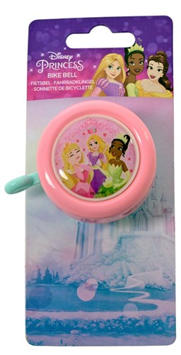 Volare disney princess fietsbel - meisjes - roze blauw