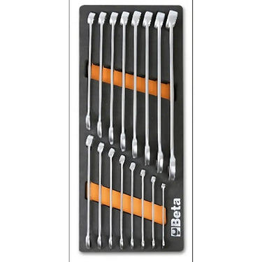 Beta, beta beta steek ringsleutel set 16-delig met inlay