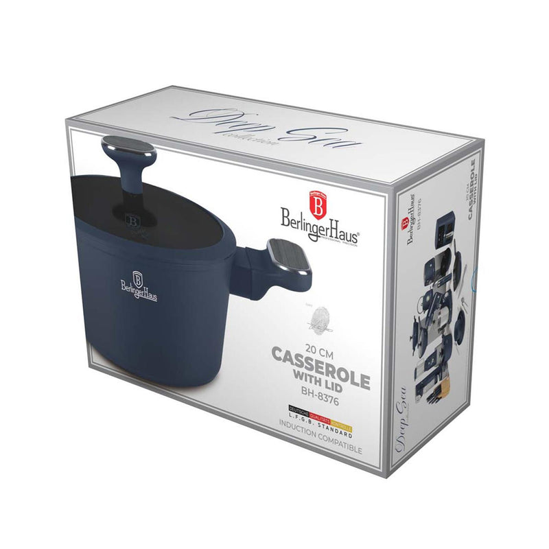 Load image into Gallery viewer, Berlingerhaus berlinger haus deep sea collection braadpan met deksel ø20cm
