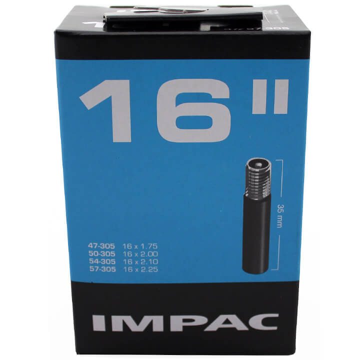 Load image into Gallery viewer, Impac Binnenband (by Schwalbe) AV16 16x1.75 2.35 ETRTO 47 57-305, Ventiel:Schrader auto 35mm
