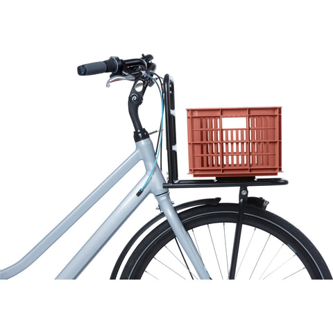 basil bicycle crate s - small - 17.5 liters - red