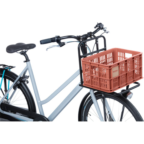 basil bicycle crate s - small - 17.5 liters - red