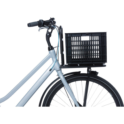 basil bicycle crate m - medium - 29.5 liters - black