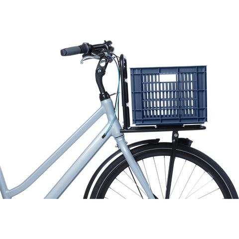 basil bicycle crate m - medium - 29.5 liters - blue