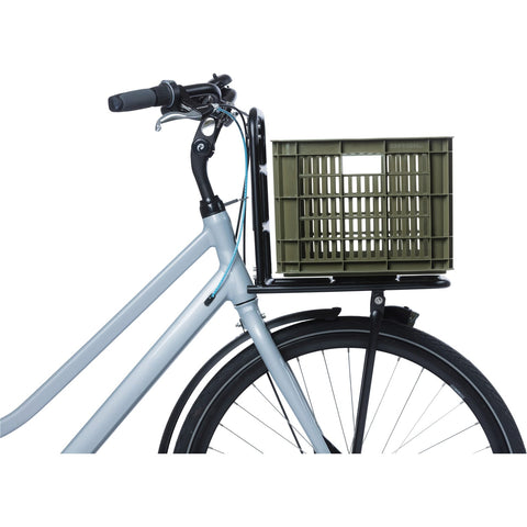 basil bicycle crate m - medium - 29.5 liters - green