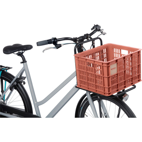 basil bicycle crate m - medium - 29.5 liters - red