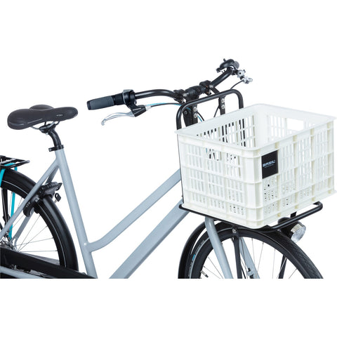 basil bicycle crate m - medium - 29.5 liters - white