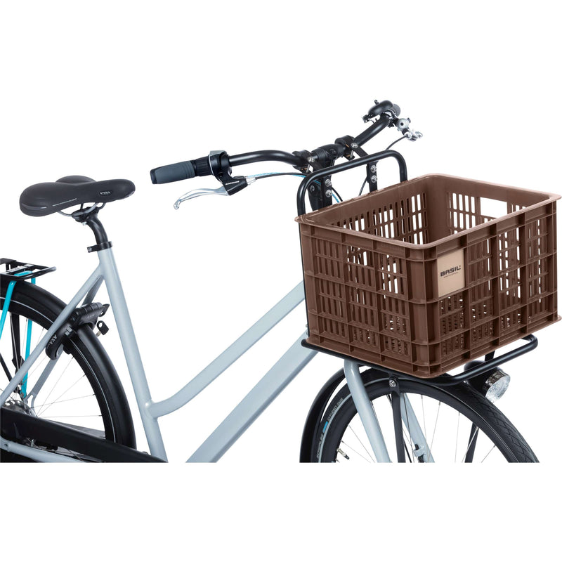 Load image into Gallery viewer, Basil fietskrat M - medium - 29.5 liter - bruin
