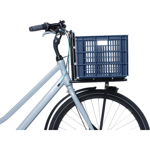 basil bicycle crate l - large - 40 liters - blue