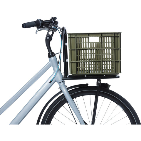 basil bicycle crate l - large - 40 liters - green