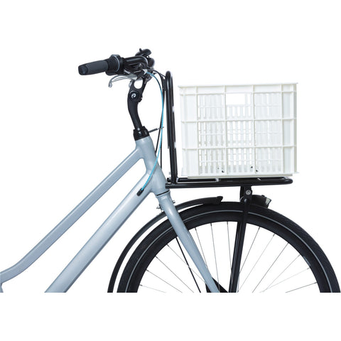 basil bicycle crate l - large - 40 liters - white